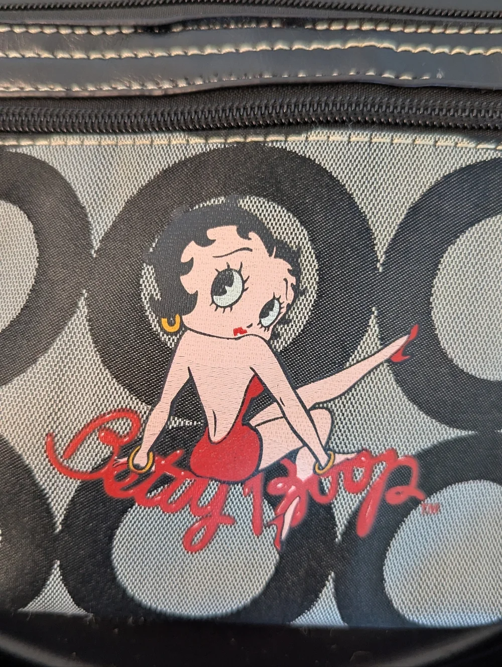 Betty Boop Vintage Y2K Shoulder Bag 2007 Graphic Mini Purse - Picture 3 of 8